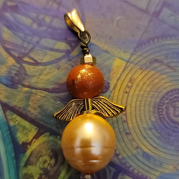 Handmade festive unique Angel pendants - Picture 6 of 8